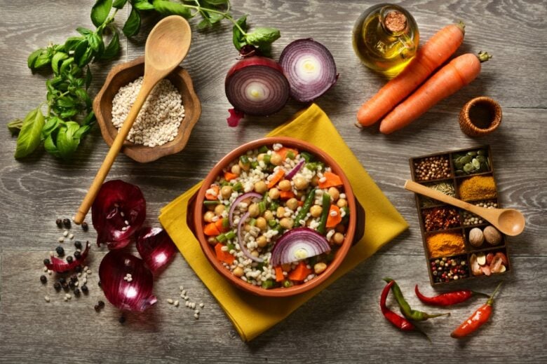 Minestra d'orzo e carciofi con il Bimby