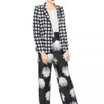 Max Mara pantaloni a vita alta peonie