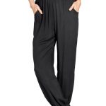 Moda Vilona pantaloni fluidi elastico