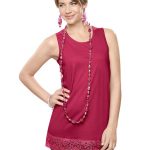 Moda Vilona top pizzo