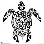 La tartaruga Maori è un altro animale che riconduce il suo significato all'amore famigliare. Foto di freetattoodesign