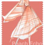 Pantone Peach Echo arancione