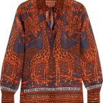 Valentino camicia giraffe