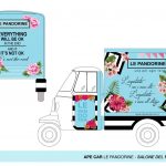 Ape car Le Pandorine temporary shop