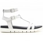 Nero Giardini sandalo flat bianco