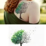 Un albero genealogico colorato e particolare. Foto di freetattoodesign