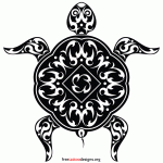 La tartaruga maori è il simbolo per eccellenza che ricorda la famiglia. Foto di freetattoodesign