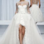 Abito da sposa con doppia lunghezza