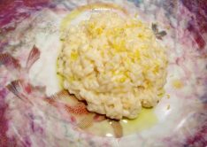 Risotto limone e olio evo