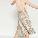Zara gonna metallizzata