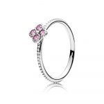 Anello Fiore Orientale Rosa Pandora
