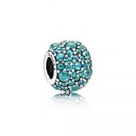 Charm Gocce Scintillanti Color Turchese Pandora