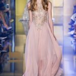 haute Couture rosa e dorato Elie Saab