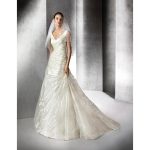 Abito in garza oro lurex St. Patrick