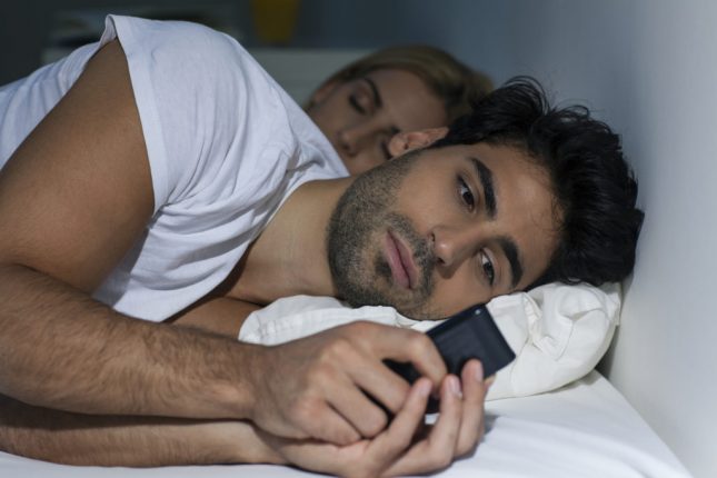Coppia a letto
