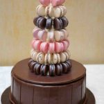 Wedding Cake con Macarions e cioccolato