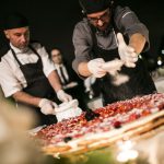Torte nuziali show cooking Millefoglie alla frutta