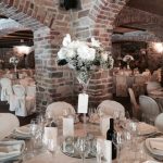 allestimento floreale total white