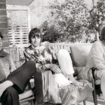 Pattie Boyd, Paul, Ringo e John nel 1968.