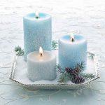 proposta centrotavola con candele