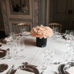 allestimento floreale per banchetto da favola