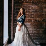 abito jeans per una sposa country