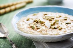 Crema di riso al latte di cocco