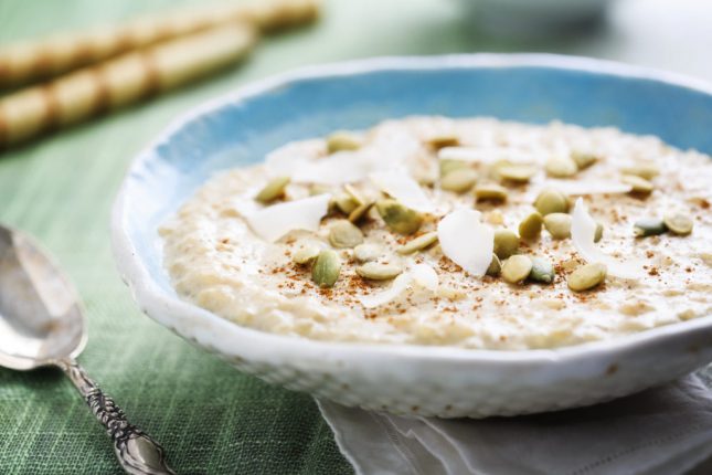 Crema di riso al latte di cocco
