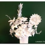 idee allestimento matrimonio con fiori di carta