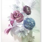 idee allestimento matrimonio con fiori di carta