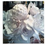 idee allestimento matrimonio con fiori di carta