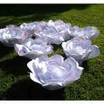 idee allestimento matrimonio con fiori di carta