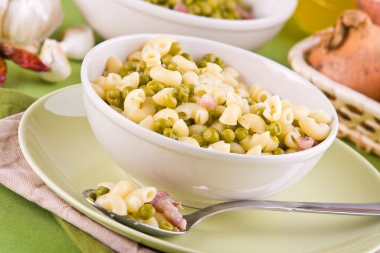 Pasta e piselli con il Bimby