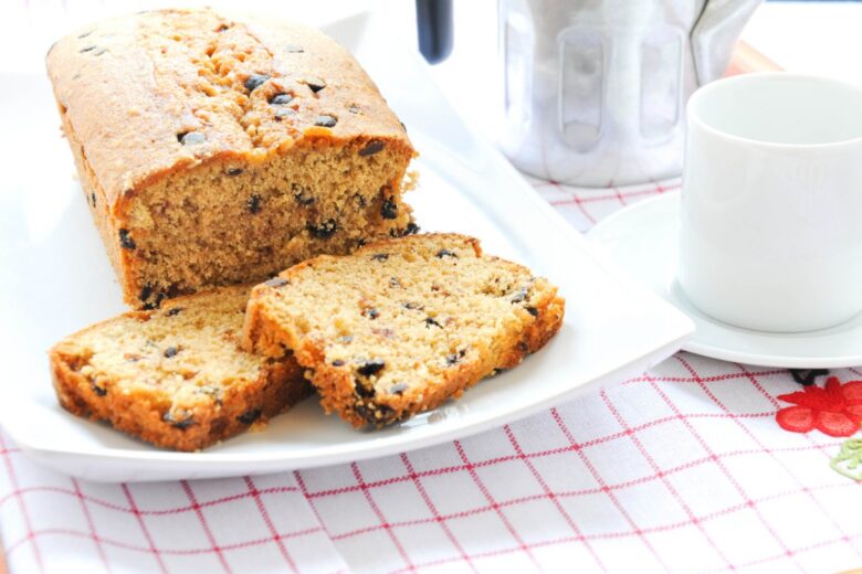 Pane al cocco con cioccolato fondente