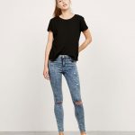 Bershka: jeans Super Skinny con strappi