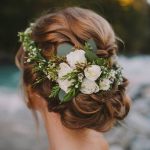 UPDO con fiori