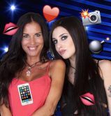 Antonella Mosetti e Asia Nuccetelli