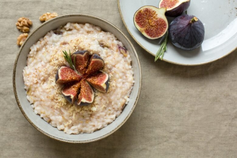Risotto ai fichi e gorgonzola
