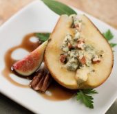 Pere, fichi e gorgonzola.
