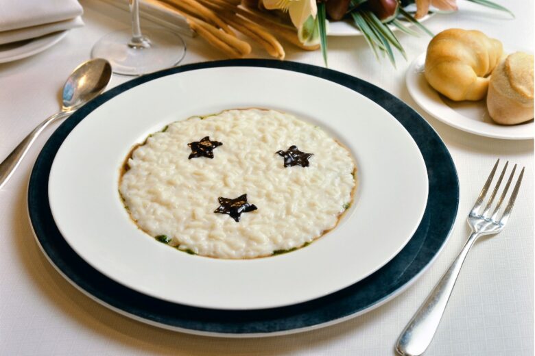 Risotto alla liquirizia
