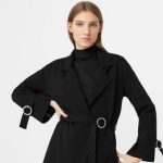 Mango trench nero