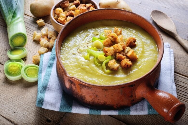 Vellutata di porri e patate