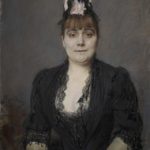Giovanni Boldini Ritratto di signora 1880 Pastello su carta applicata su tela, 96,4x64,3 cm Galleria d'Arte Moderna Ricci Oddi, Piacenza