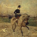 Giovanni Boldini L’amazzone (Alice Regnault a cavallo) 1878 Olio su tavola, 69x59 cm Galleria d'Arte Moderna, Milano