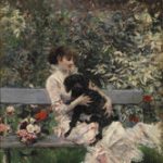 Giovanni Boldini L’amico fedele 1872 ca. Olio su tavola, 26x14 cm Collezione privata