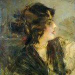 Giovanni Boldini Ritratto della danzatrice spagnola Anita De La Feria 1901 Olio su tela, 54,5x42 cm Collezione privata