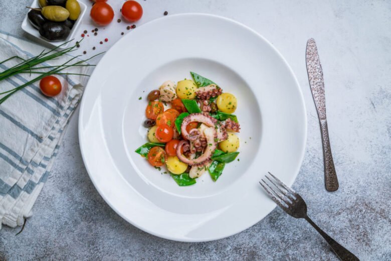insalata di piovra mare e monti