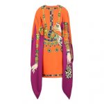 abito in raso Moschino