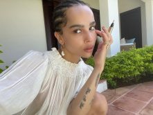look trasgressivo di Zoe Kravitz