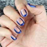 Nail art blu